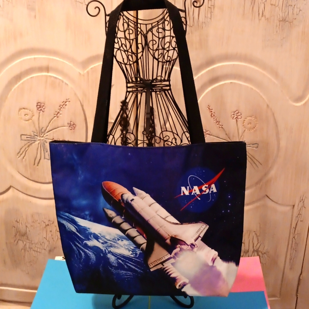 NASA Blue Space SHUTTLE Shoulder Bag
